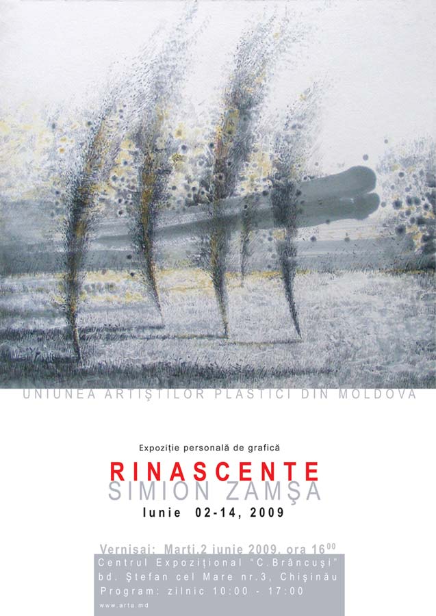 ZAMŞA Simion: Rinascente, poster