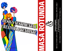 Design vestimentar - masă rotundă