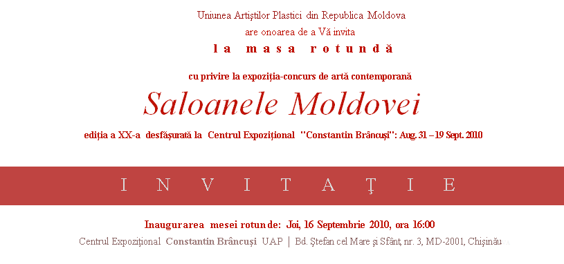 Invitaţie la masa rotundă 2
