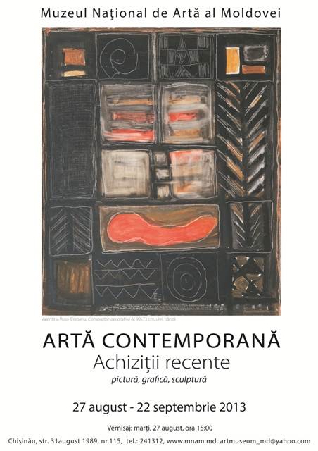 Artă contemporană. Achiziţii recente